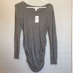 Motherhood Maternity Sweater Grey